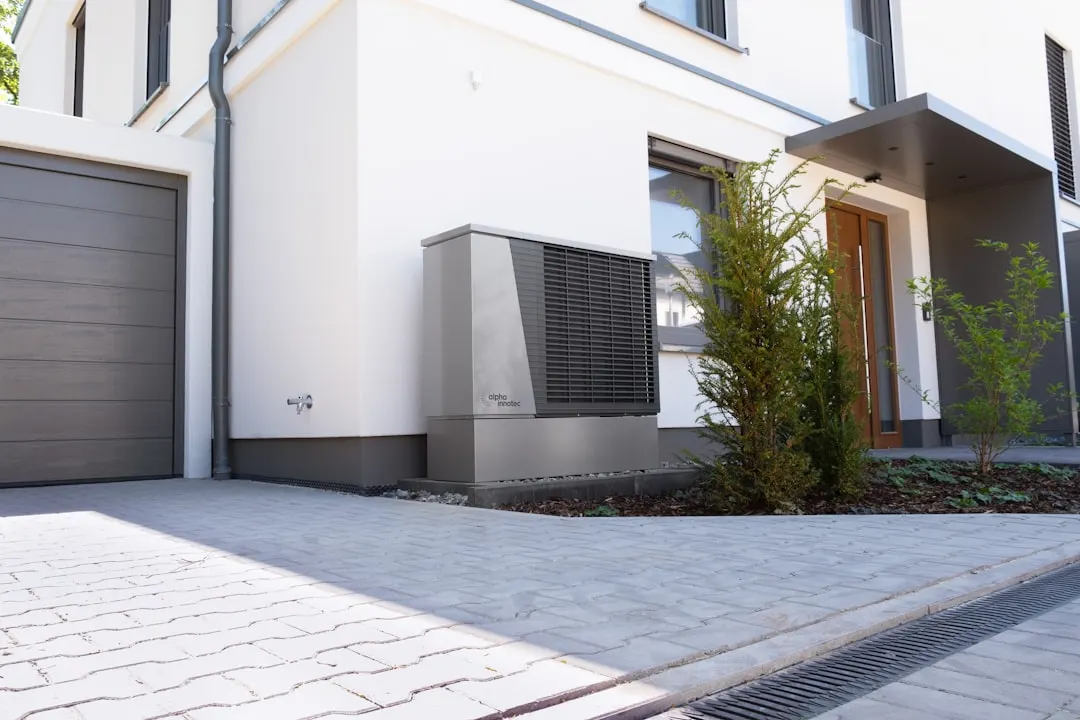 Cold-climate heat pump outdoor unit installed at a Houston home