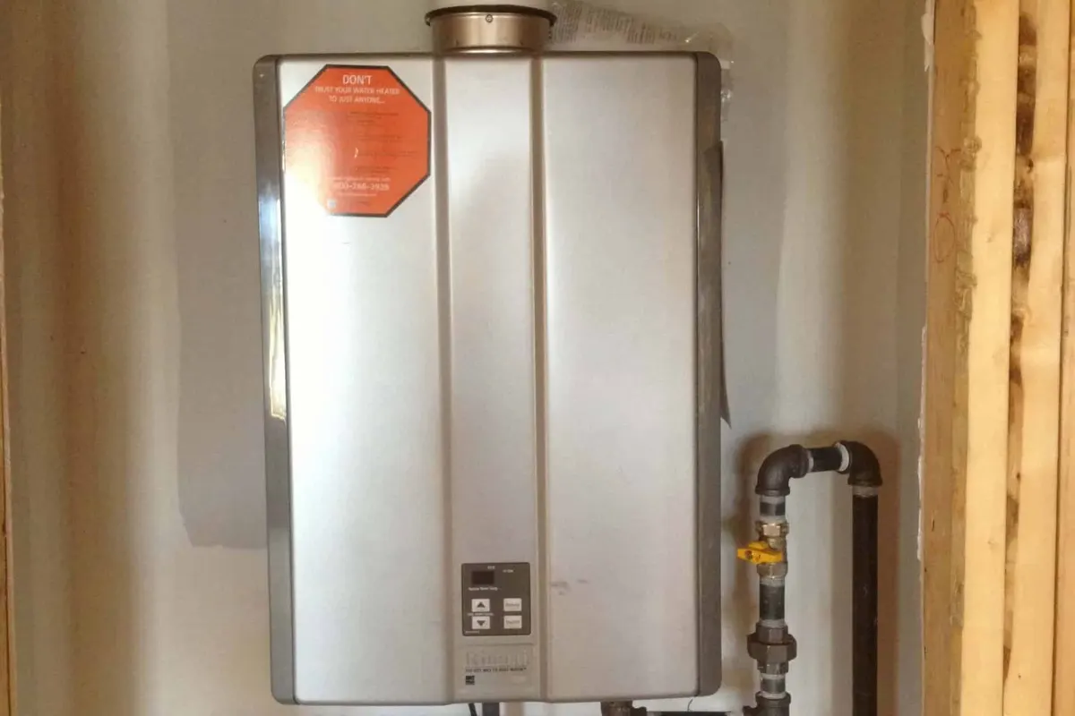 Tankless water heater descaling service